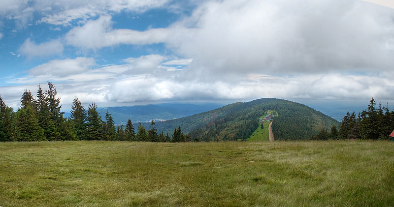 panorama z Klimczoka