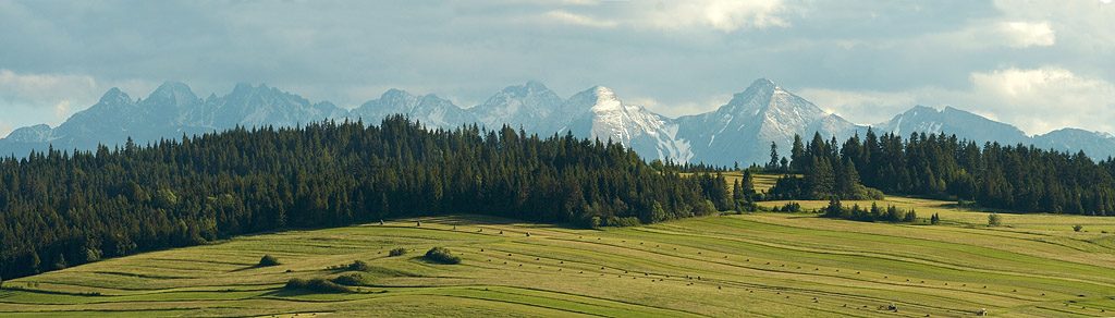 Panorama Tatr z Niedzicy