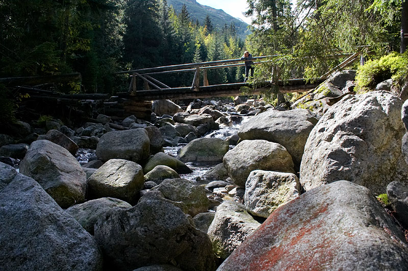 Mostek nad Waksmundzkim Potokiem